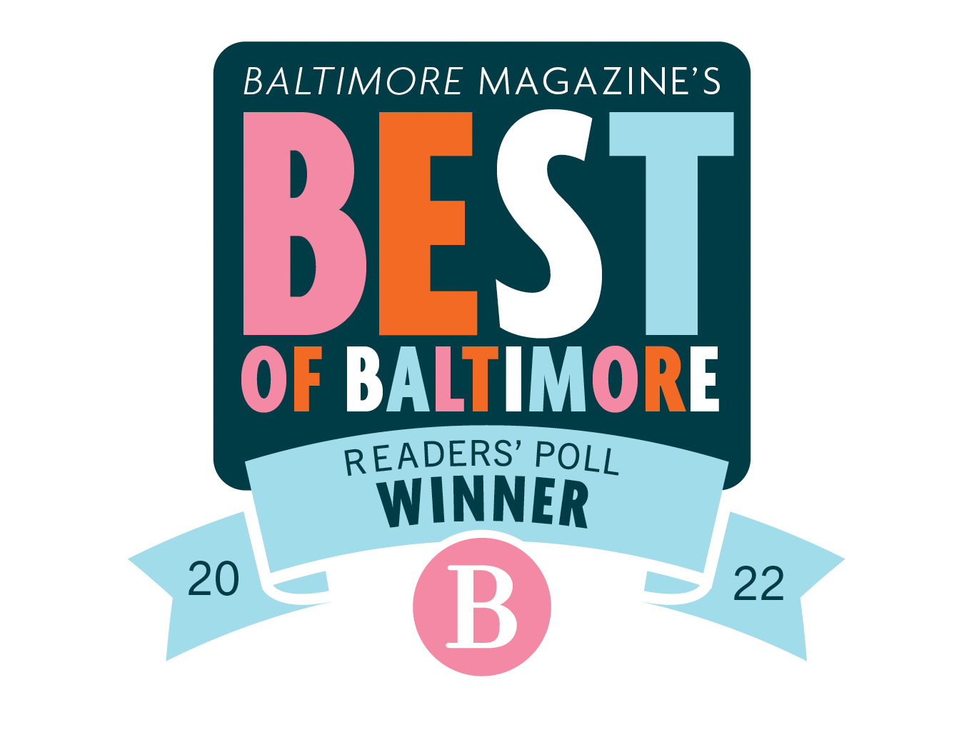 Best of Baltimore winner badge for 2022